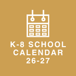 K-8 School Calendar
